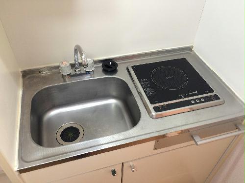 キッチン　お部屋によって反転あり。コンロの種類も異なります