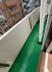 バルコニー　お洗濯にも便利なバルコニー付き