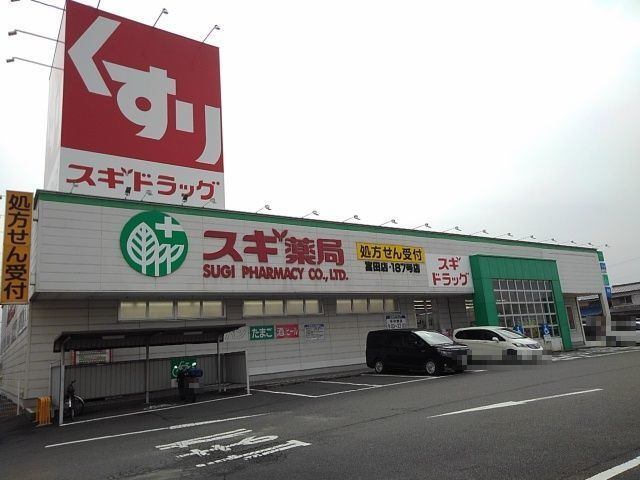 ドラックストア　スギ薬局富田店（ドラッグストア）まで338m