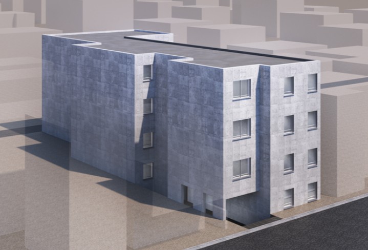 建物外観　外観パースになります。