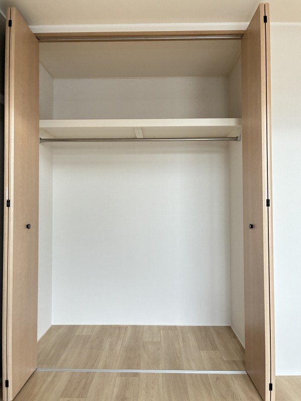 収納　たっぷりとした収納スペースです