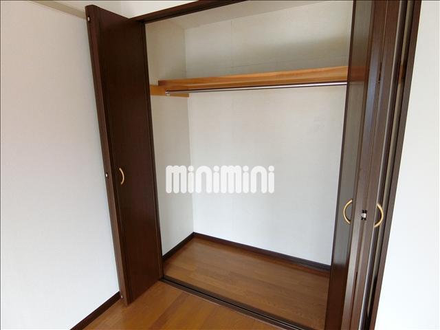 収納　クローゼット付きでお荷物もすっきり収納できます。