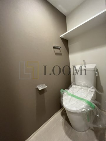 トイレ　ソルレヴェンテ北堀江Q　温水洗浄便座