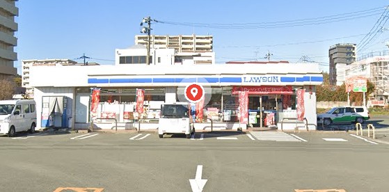 コンビニ　ローソン肥後大津駅南店（コンビニ）まで577m
