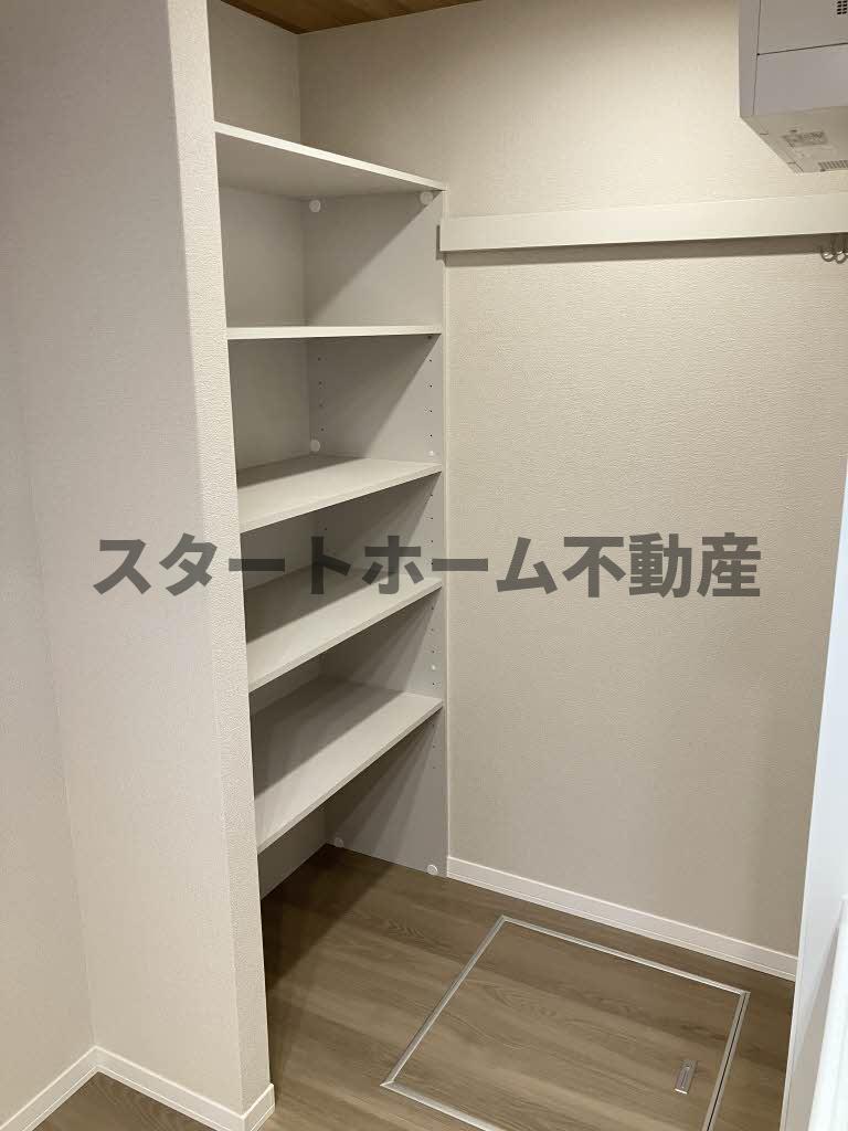 収納　収納のためのスペースです