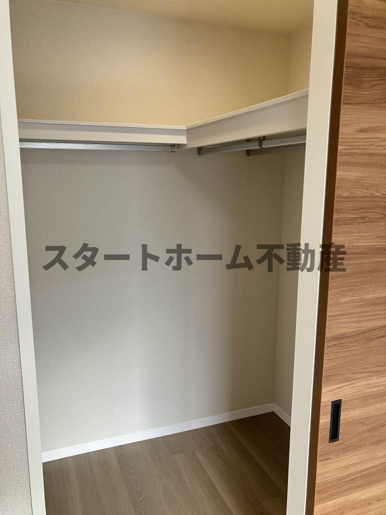 収納　たっぷりとした収納スペースです