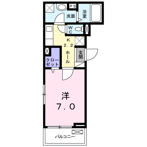 ヴィラ柏木IIの間取り写真