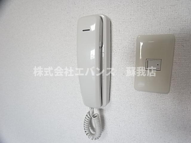 セキュリティ　インターホンです