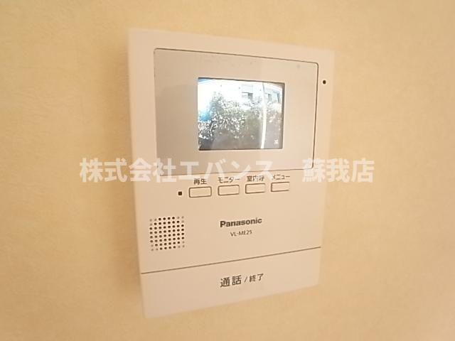 セキュリティ　モニター付きインターホンです