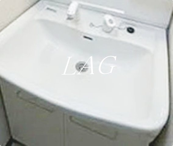 洗面設備　洗面台です。