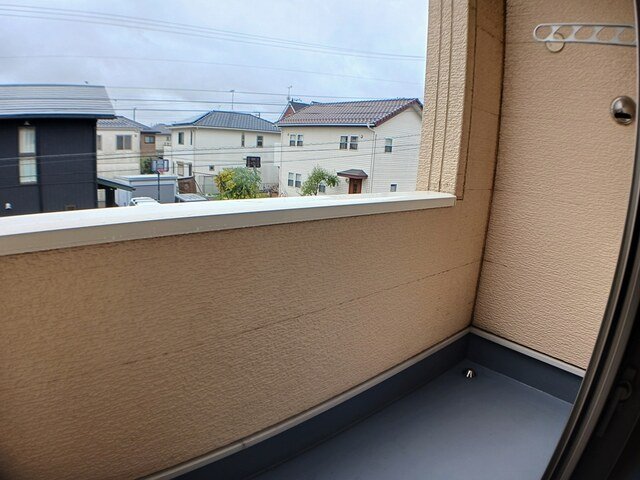 バルコニー　バルコニーがあります