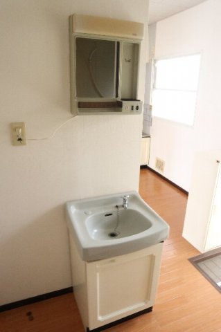 洗面設備　洗面台ももちろん完備です！