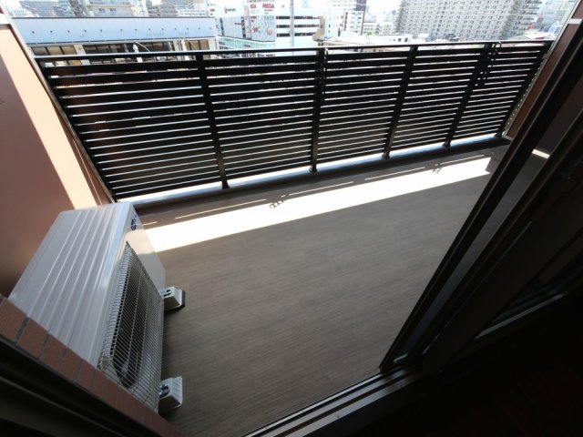 バルコニー　広々としたバルコニーです