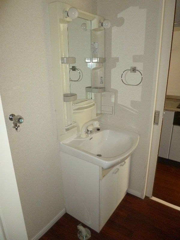 洗面設備　独立洗面台です。(同建物の別部屋の写真)