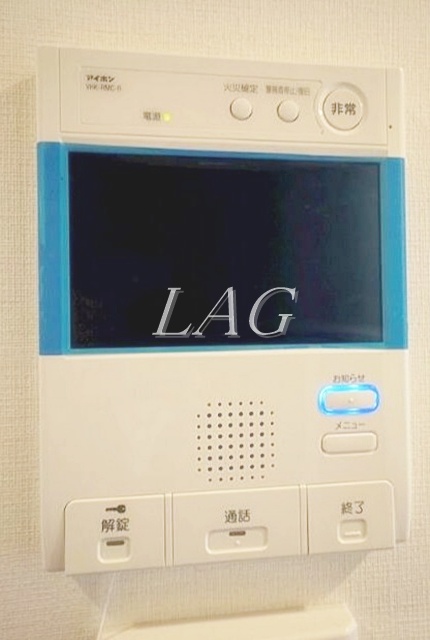 セキュリティ　モニター付きインターフォンです。