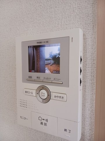 セキュリティ　モニター付きインターホンです