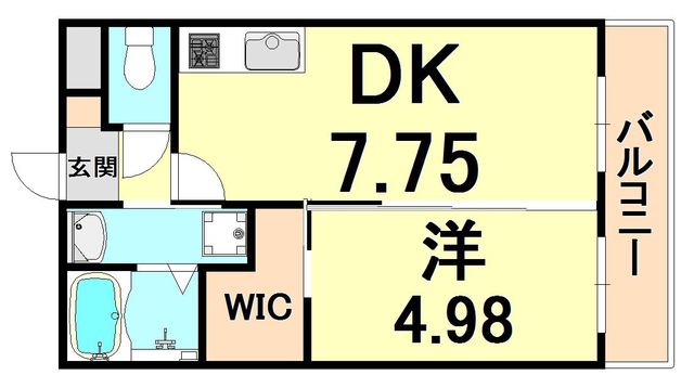 M’S COURT今津山中町の間取り写真