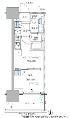 パークアクシス西大島コンフォートスクエアの間取り写真