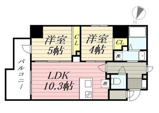 プライマル根岸の間取り写真