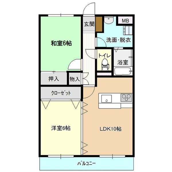 Y&Mマンションドリームの間取り写真