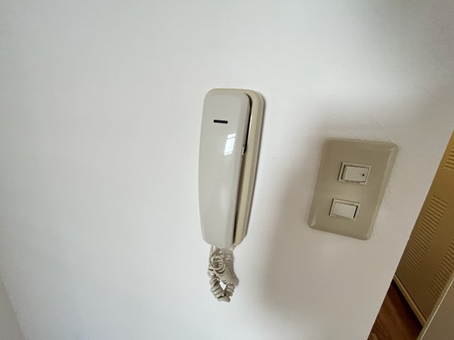 セキュリティ　インターホンです