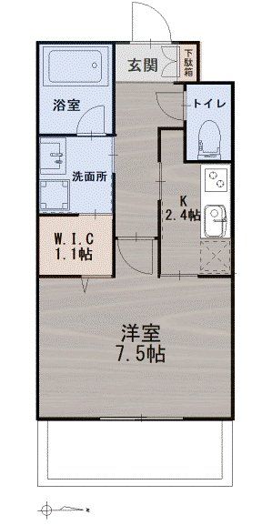 ジェミオン Cの間取り写真