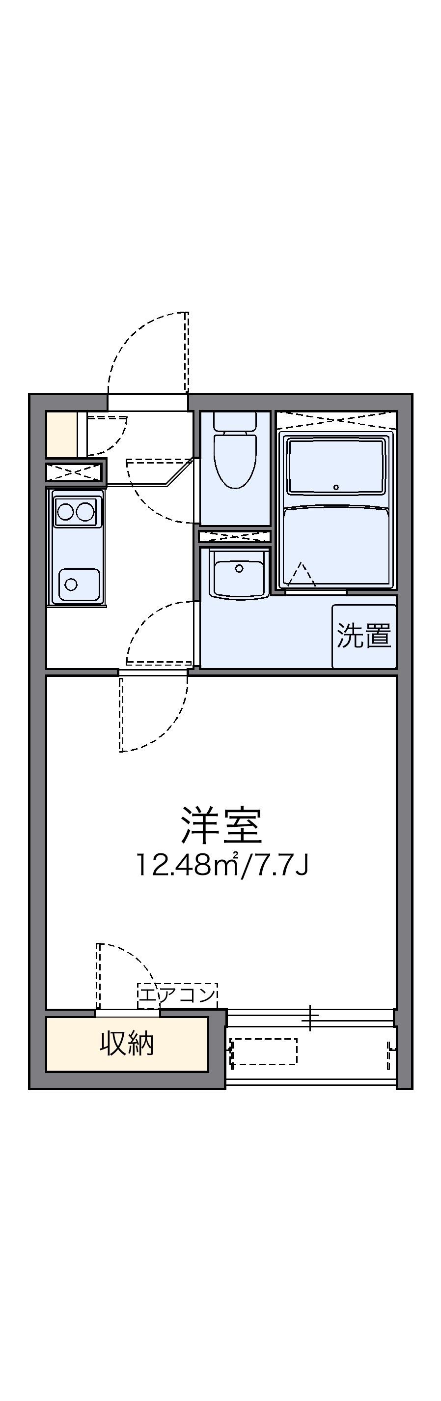 レオネクストパジェント博多の間取り写真