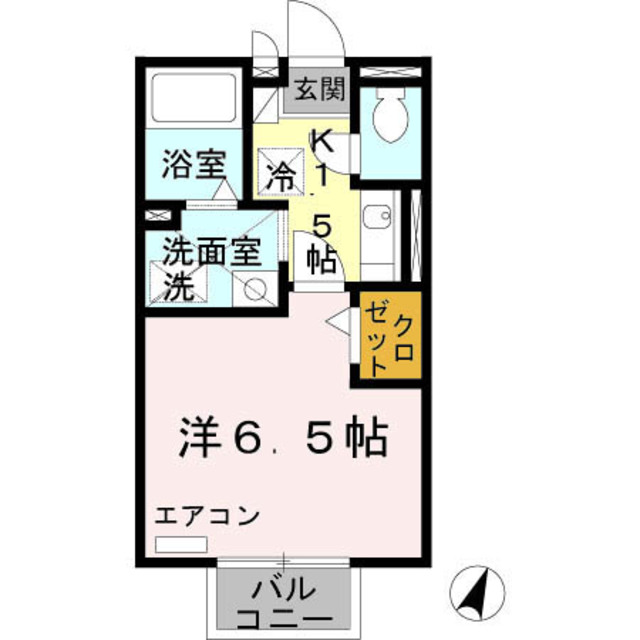 フローラ岡本A棟の間取り写真