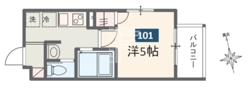 ＪＲ山手線 巣鴨駅 徒歩9分 3階建 築3年の間取り写真