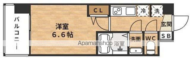 地下鉄御堂筋線 東三国駅 徒歩8分 14階建 築1年の間取り写真