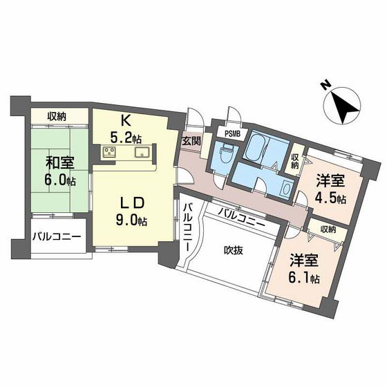 コーラルタウン元宇品公園の間取り写真