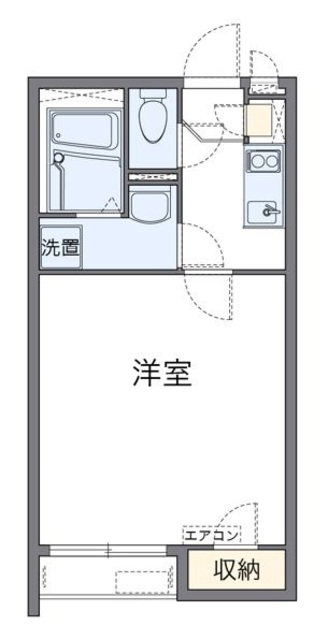 クレイノ石井町の間取り写真