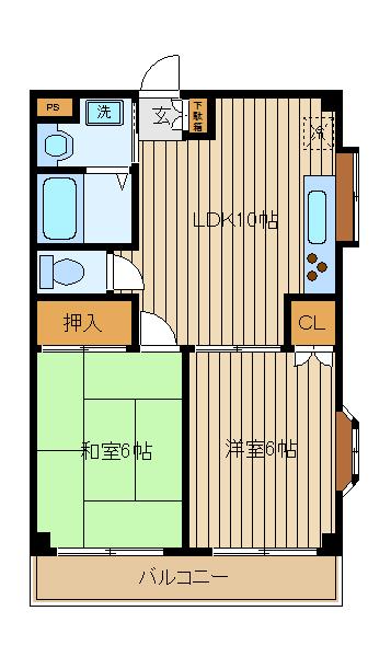 マロンニジュウイチの間取り写真
