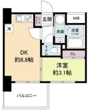 地下鉄御堂筋線 東三国駅 徒歩4分 15階建 築3年の間取り写真