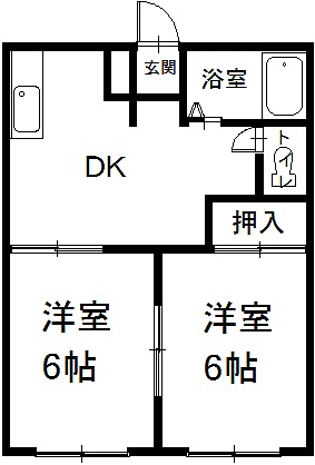 紗雅奏Bの間取り