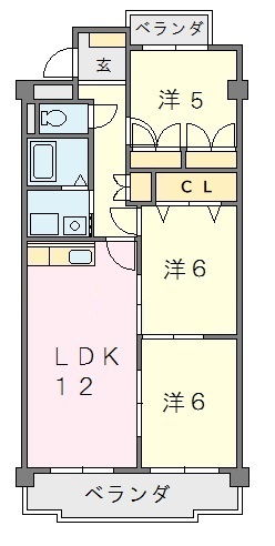 エトワールつかさの間取り