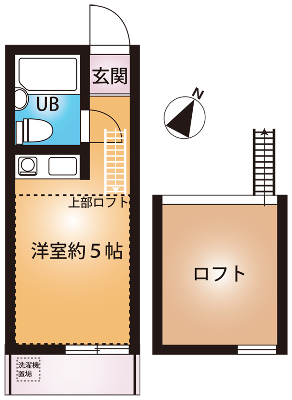 ヴィラハイツの間取り