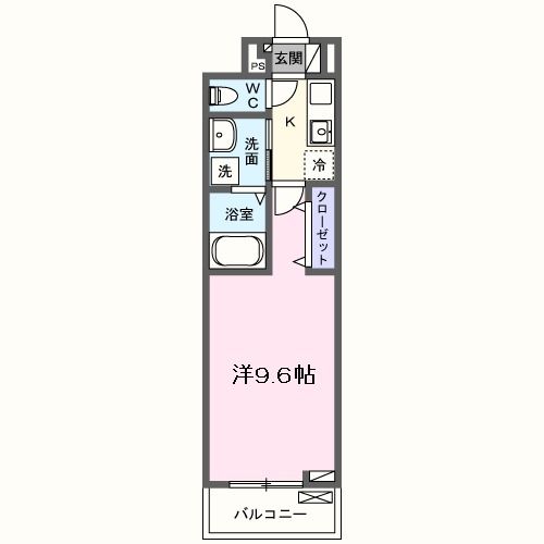 香芝市今泉のアパートの間取り