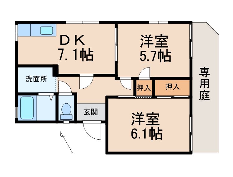 フレグランス畑毛の間取り