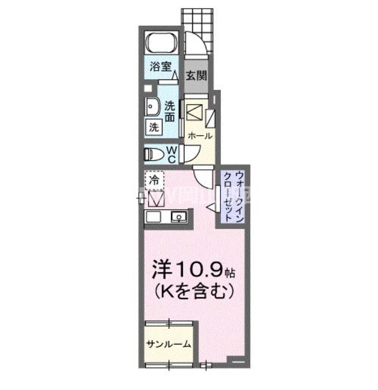 マーベラスＫ３　Ｂの間取り