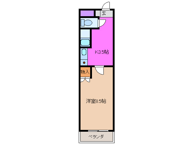 アイルームいなべ大安の間取り