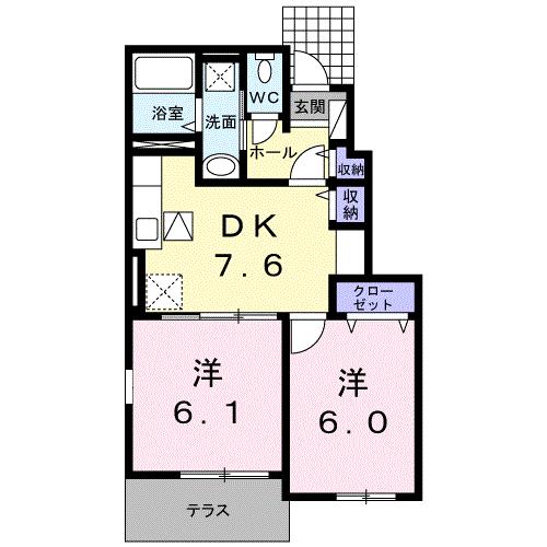 ライズハウスIの間取り