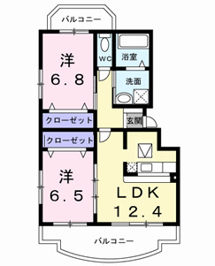 サン　グローヴの間取り