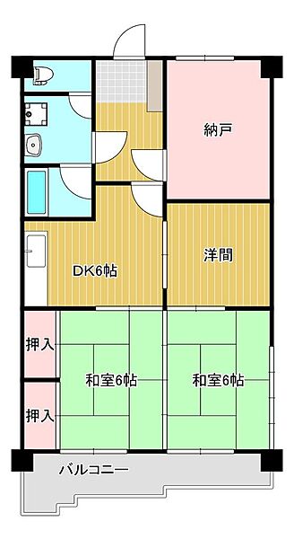 第35プリンスマンションの間取り