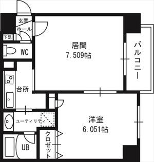 フォレスト円山の間取り