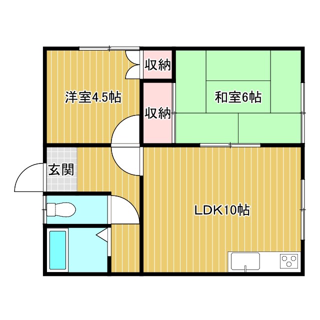 ハイツK・Iの間取り