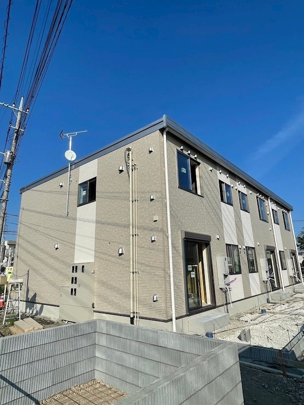 【越谷市宮本町新築アパート　III期(仮)の建物外観】