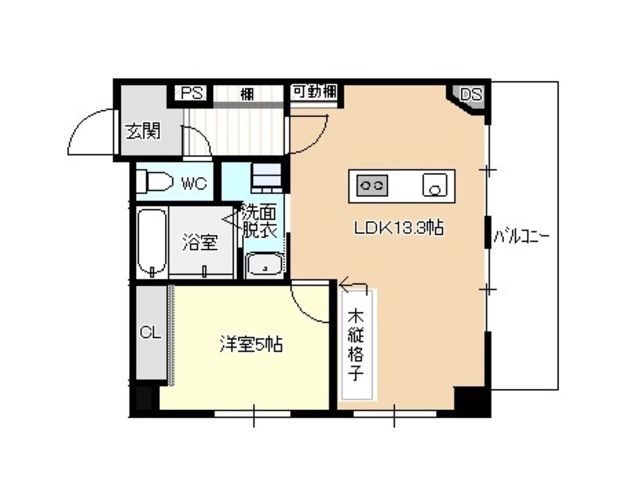 【名古屋市中川区春田のマンションの間取り】