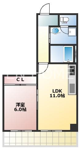 トウセン本町橋ビルの間取り