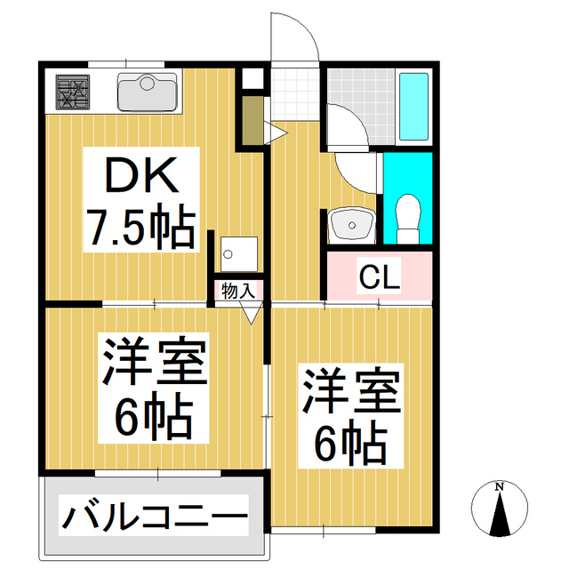 【グランシェールの間取り】